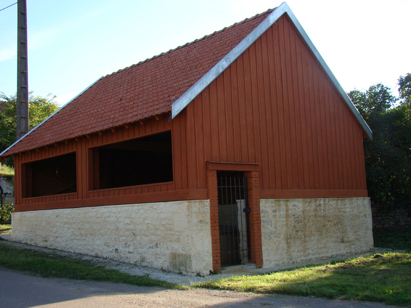 Travaux rénovation lavoir Ménetreux : la fin du chantier